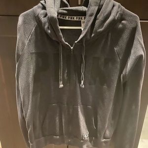 PINK zip up sweatshirt